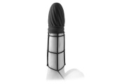 Чёрная насадка Silicone Gladiator Extension - 14 см.
