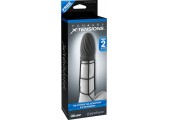 Чёрная насадка Silicone Gladiator Extension - 14 см.