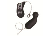 Чёрный вибромассажёр Waterproof 7-Function Remote G