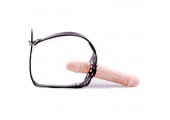 Кляп с фаллоимитатором Strap-on Cockgag Nude 