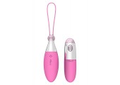 Розовый вибростимулятор Remote Soft Touch Stimulator - 10 см.