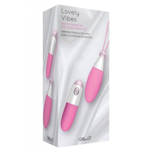 Розовый вибростимулятор Remote Soft Touch Stimulator - 10 см.
