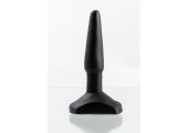 Черный анальный стимулятор Small Anal Plug - 12 см.