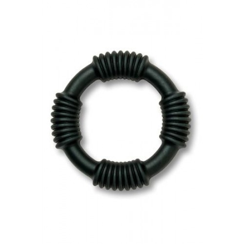 Черное эрекционное кольцо E-Ring