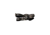 Чёрный кожаный бандаж  руки и ноги  Straps for bandage wrist and ancle