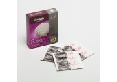 Ребристые презервативы Sitabella Light - 3 шт.