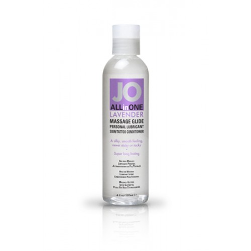 Массажный гель-масло ALL-IN-ONE Massage Oil Lavender с ароматом лаванды - 120 мл.
