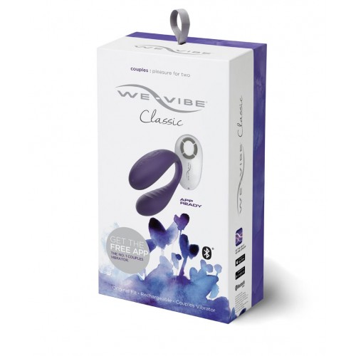 Фиолетовый вибромассажёр We-Vibe Classic