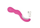 Розовый вибромассажер Lover s Wand - 22,75 см.