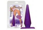 Фиолетовый анальный массажер Amethyst - 10 см.