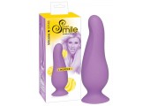 Фиолетовая анальная втулка Smile Hopper - 10 см.