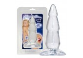Прозрачная анальная втулка анальная CRYSTAL CLEAN SPECIAL PLUG - 15,5 см.