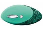 Зелёный вакуумный стимулятор клитора W500 Pro с двумя сменными насадками 