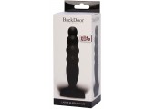 Чёрный анальный стимулятор Large Bubble Plug - 14,5 см.