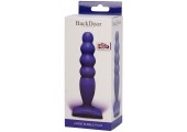 Синий анальный стимулятор Large Bubble Plug - 14,5 см.