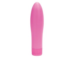 Розовый вибратор SWEET PUSSY IN SILICONE - 13,5 см.