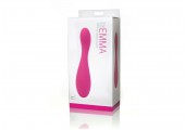 Розовый вибратор UltraZone Emma 6X Silicone Vibrator - 20 см.