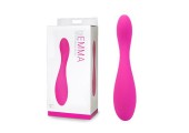 Розовый вибратор UltraZone Emma 6X Silicone Vibrator - 20 см.