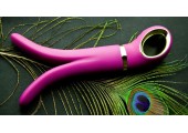Розовый анатомический вибромассажер Fun Toys Gvibe 2 - 18 см.