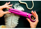 Розовый анатомический вибромассажер Fun Toys Gvibe 2 - 18 см.