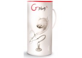 Маленькая розовая анальная пробка с вибрацией Fun Toys Gplug - 8 см.