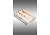 Изысканный кружевной комплект с поясом Iga, M, черный