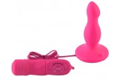 Розовая вибровтулка с  5 режимами вибрации POPO Pleasure - 10,5 см.