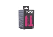Розовая вибровтулка с  5 режимами вибрации POPO Pleasure - 10,5 см.