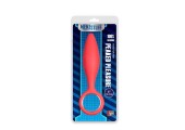 Красная анальная втулка MENZSTUFF PEAKED PLEASURE - 12,5 см.