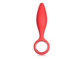 Красная анальная втулка MENZSTUFF PEAKED PLEASURE - 12,5 см.