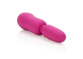 Розовый вибростимулятор с функцией нагрева WARM N GLOW MASSAGER