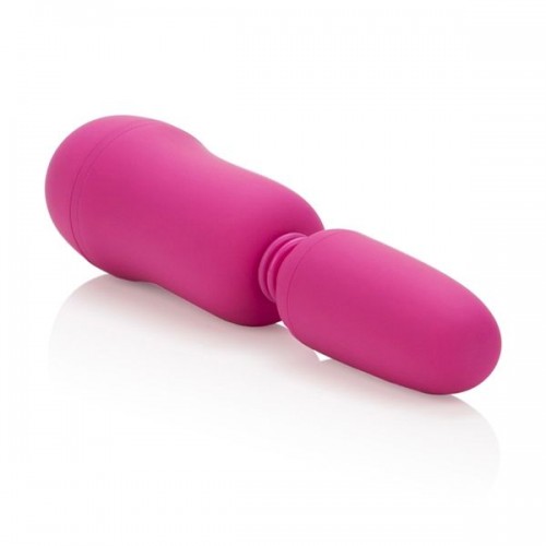 Розовый вибростимулятор с функцией нагрева WARM N GLOW MASSAGER