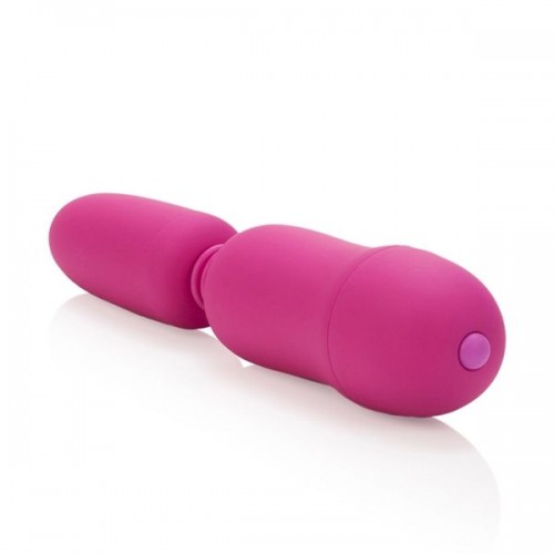Розовый вибростимулятор с функцией нагрева WARM N GLOW MASSAGER