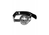 Чёрный пластиковый кляп-шар Breathable Ball Gag