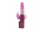 Розовый хай-тек вибратор Cute Baby Pink - 24 см.