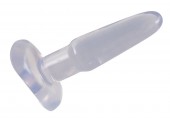Прозрачная анальная втулка Crystal Clear Medium - 14,5 см.