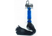 Нежная плеть с синим мехом BDSM Light - 43 см.