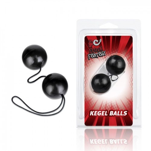 Черные вагинальные шарики KEGEL BALLS