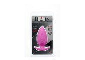 Розовая анальная втулка BOOTYFUL ANAL PLUG MEDIUM PINK - 9,8 см.