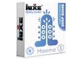 Презерватив Luxe Maxima WHITE  Глубинная Бомба  - 1 шт.