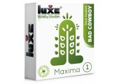 Презерватив Luxe Maxima WHITE  Злой Ковбой  - 1 шт.