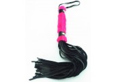 Нежная плеть с розовым мехом BDSM Light - 43 см.