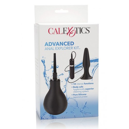Набор для анальной стимуляции Advanced Anal Explorer Kit: анальный душ и вибропробка