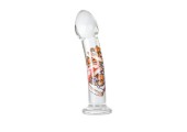 Стеклянная анальная пробка Inked Glass - Probe - 15 см.