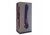 Фиолетовый вибратор Ombra  - 21,5 см.
