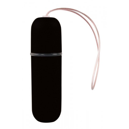 Черная вибропуля  Remote Vibrating Bullet с пультом ДУ