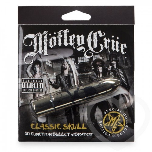 Золотистая вибропуля Motley Crue Classic Scull 