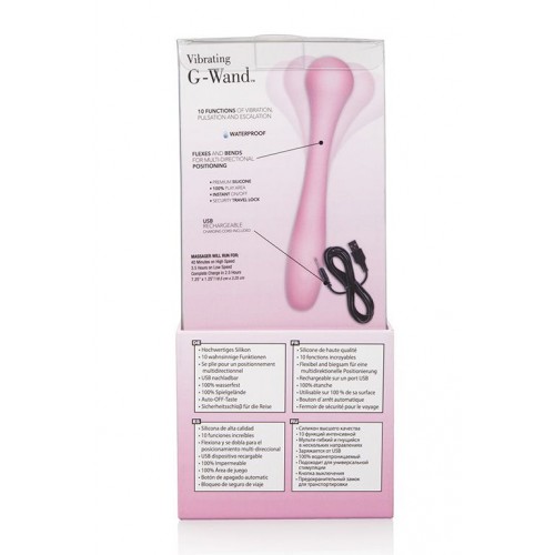 Вибростимулятор точки G Vibrating G-Wand - 18,5 см.