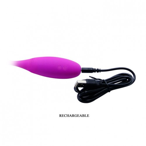 Анально-вагинальный вибромассажер на гибком стержне Snaky Vibe - 60 см.