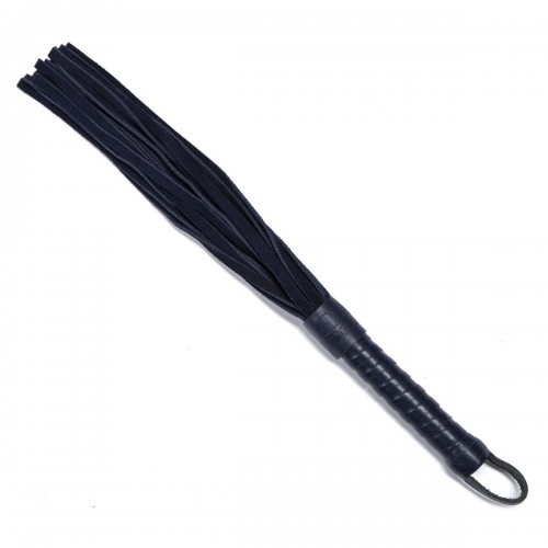 Тёмно-синий мини-флоггер DARKER LIMITED COLLECTION MINI FLOGGER - 33 см.